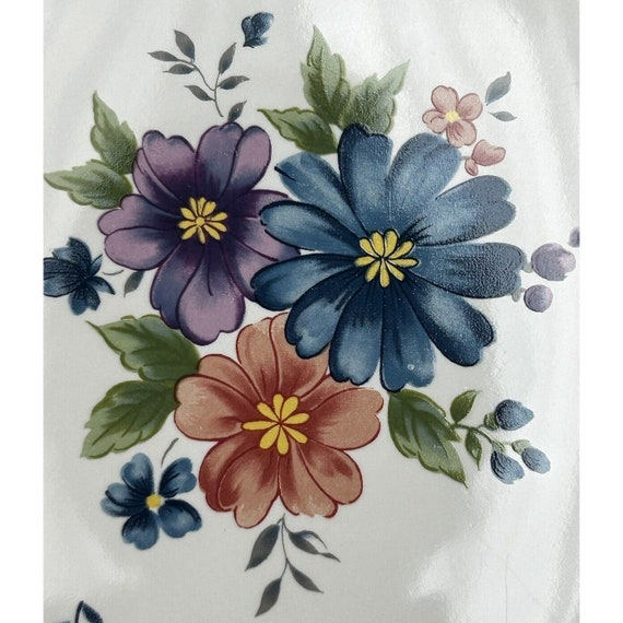 Vintage 90's PROVINCIAL BOUQUET Thaïlande Grès Pain Salade 8 » Assiette JMP - Canada