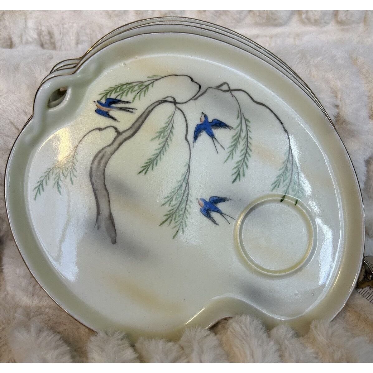 昭和物 鉄板 Very Rare Vintage 1945-1952 Handpainted in Occupied Japan (6