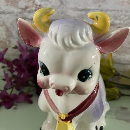 ヴィンテージ　陶器製アヒルの置物5体セット ヴィンテージ 1950 年代 擬人化アヒル 陶器 置物 5 インチ 日本