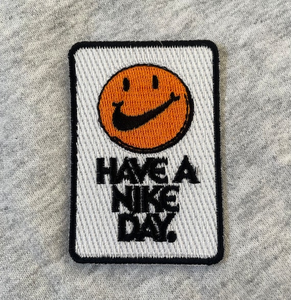 Nike Day Embroidered Custom Patch - Etsy