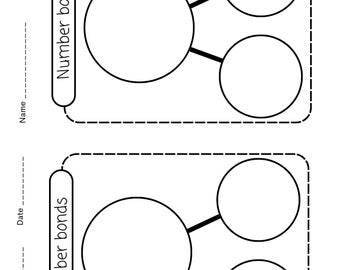 Number Bonds to 10 Work Pack Over 50 A4 Worksheets for - Etsy