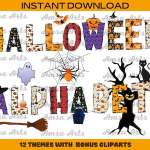 Doodle letters png, Halloween letters, Halloween alphabet, Make your own name, Halloween svg, Happy halloween