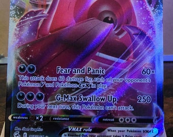 Gengar VMAX Alt Art - Fusion Strike (3D Card / Shadowbox )