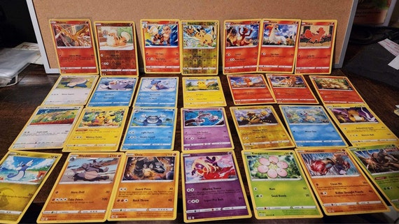 Original 151 Pokémon Card Bundle Pack #1 - Etsy