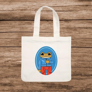 DTMF Sapo Concho Embroidered Tote Bag | Debi Tirar Mas Fotos | Bad Bunny | Bad Bunny Merch | DTMF | tote bag | reusable tote bag