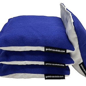 1 set of 4 STICK & SLIDE Cornhole Bags - according to the official standards - granulate filled