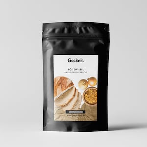 Krefeld beer bread roasted onion, vegan baking mix, handmade, great gift, baking mix for delicious bread