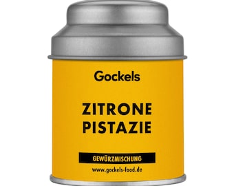 Zitrone Pistazie Gewürz, handgemachte Gewürzmischung, z.T. Zutaten aus eigenem Anbau, Premium Qualiät, ohne Zusatzstoffe