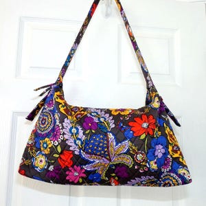 Vera Bradley Roxbury Crescent Shoulder Bag NEW Retired Design