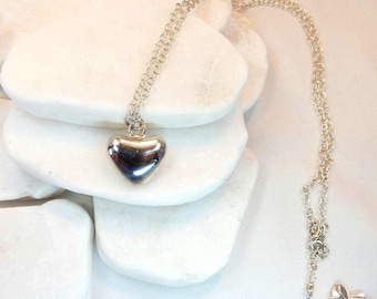 vintage パフィーハートネックレス sterling silver925 vintage パフィーハートネックレス sterling silver925 vintage