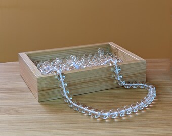 Cuentas de cristal de roca, cuarzo blanco AAA de alta calidad, cuentas de 8 milímetros.