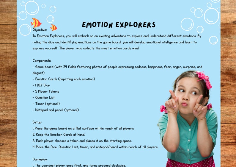Emotions Explorers Printable Board Game Feelings, Mental Health ...