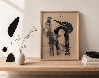 Abstract Painting, Unframed 2026 (FREE SHIPPING)