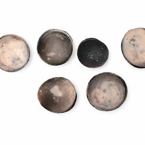 Little Moons | Wabi-Sabi Handmade Clay Pinch Pots (Set), Ceramic Art