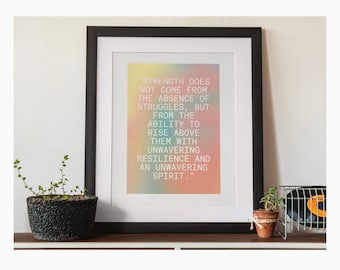 Daily Motivational Quote Printable Instant Download Minimal - Etsy