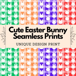 Easter bunnies, digital papers, Pastel Bunny, Children, Scrapbook, Pattern, Background, Printable, Graphic, Repeating Pattern, Seamless,