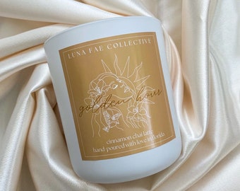 Cinnamon Chai Latte Candle: Coconut Soy Wax, Vegan Friendly