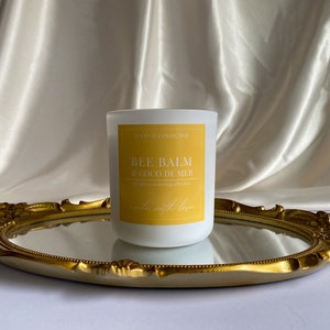 Bee Balm & Coco Soy Candle: Spring Lilac Scent, 12 oz bild 2