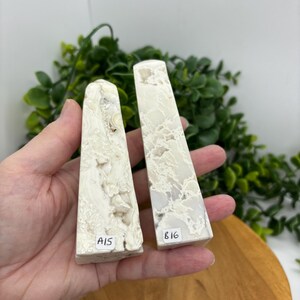 Snow Agate Tower: White Druzy Crystal Obelisk, Calming Reiki Gift image 11