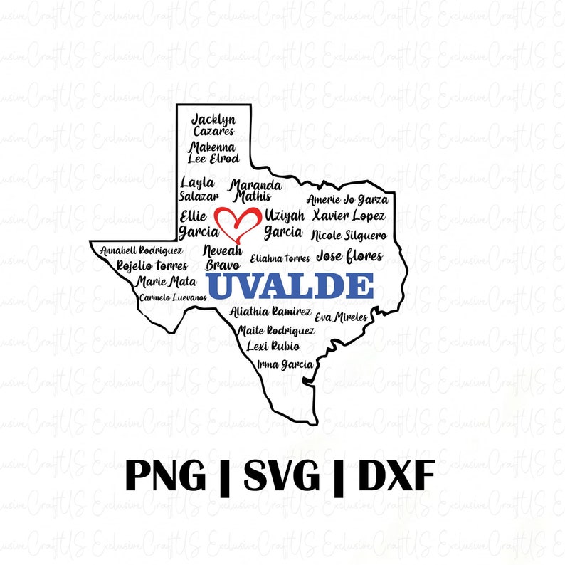 Uvalde Strong Svg Png Dxf Files Instant DOWNLOAD for Etsy