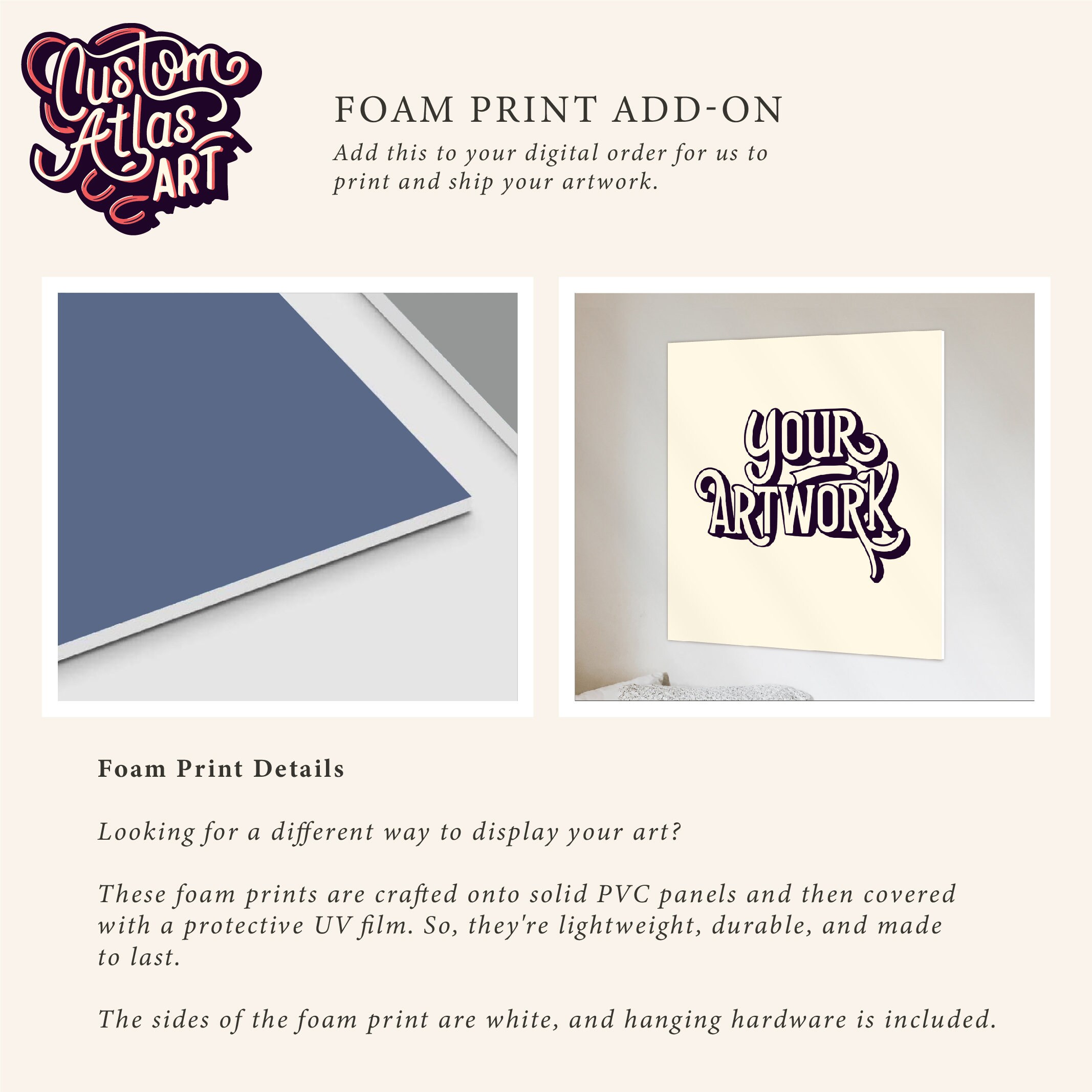 Printing Add-on, Choose Paper Print, Framed Print, Canvas Print ...