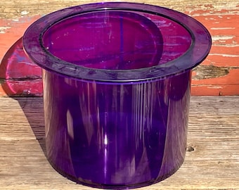 Vintage MCM Dansk Acrylic Ice Bucket by Gunnar Cyren circa 1970s