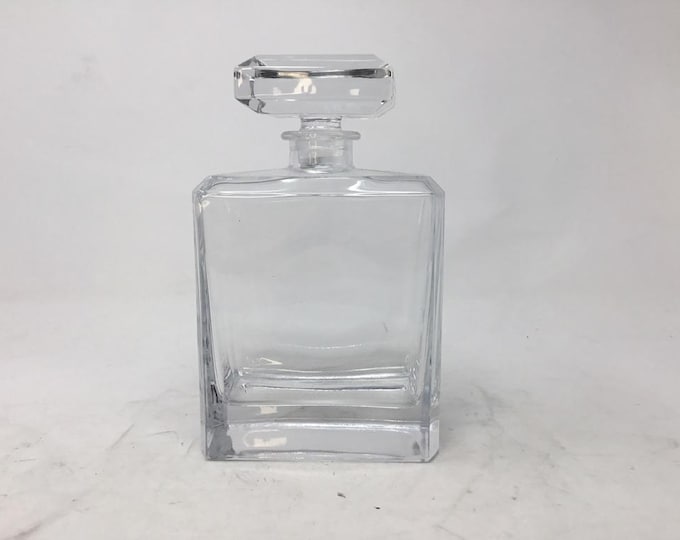 Timeless Unleaded Crystal Whiskey Decanter
