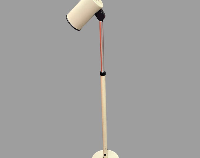 Rare 1970s Italian Studio FPM Telescoping Floor Lamp - Minimalist & Playful Design
