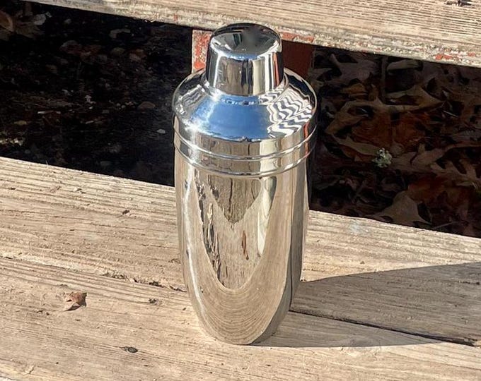 Restoration Hardware Super Chill Cocktail Shaker - Double Walled Stainless Steel - Vintage