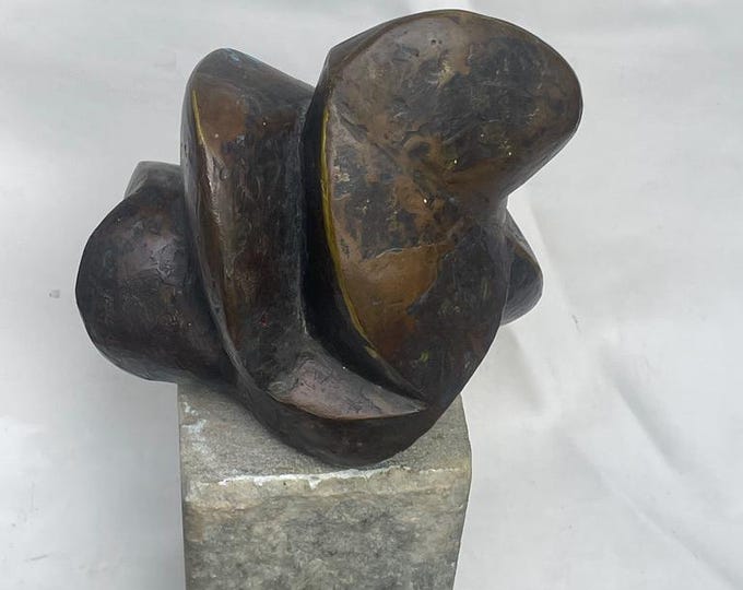 Untitled Geometric Abstract Form, Attributed to Jean Houben (1942–1981)