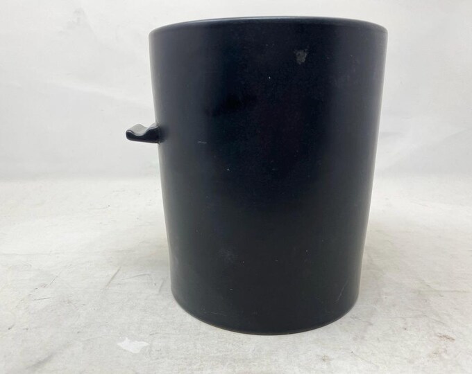 Unique Matte Black Ceramic Ice Bucket / Wine Cooler - LushLife
