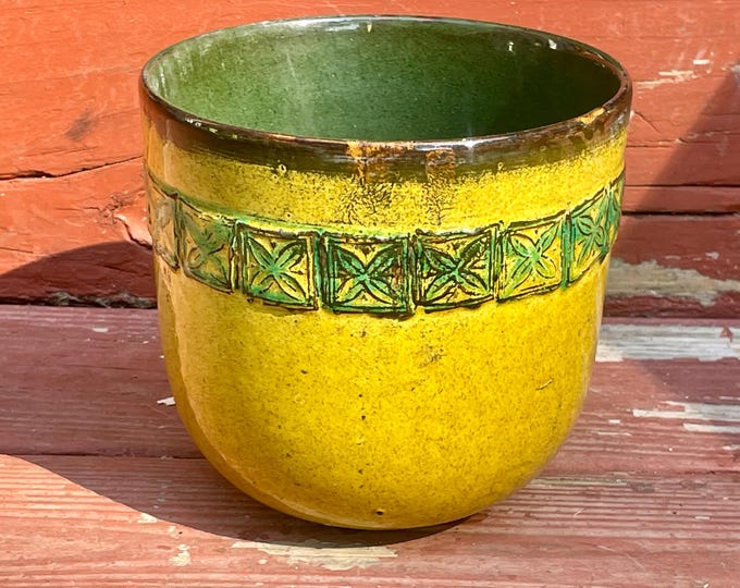 Vintage Italian Ceramic Planter, Attributed to Baldelli