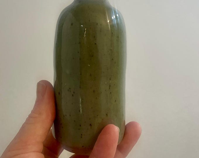 One-of-a-Kind Hand-Thrown Ceramic Bud Vase