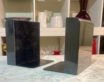 Vintage William Sklaroff MCM Bookends by Smith Metal Arts circa 1970 Collectible