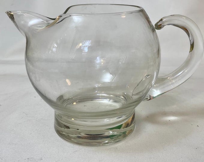 Vintage Mid Century Modern Footed Cocktail Pitcher