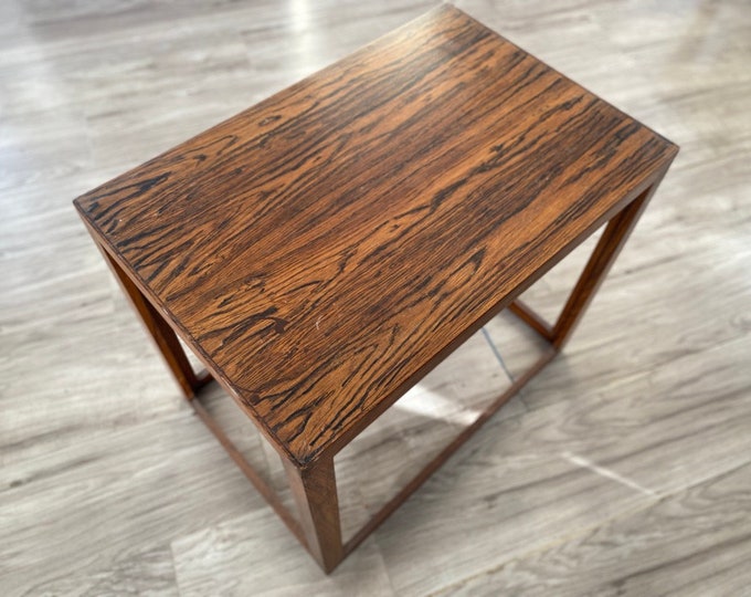 Danish Modern Rosewood Side Table, attributed to Jørgen Bækmark, Denmark circa 1960s