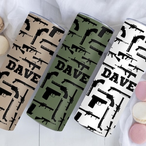 Gun Tumbler, 2nd Amendment Mug, Pro Gun Coffee Tumbler, Firearm Gift, 2A Gun Rights Gift, Second Amendment Personalized Hunting Cup