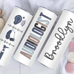 Personalized Audiologist Tumbler: Audiology Graduate Gift