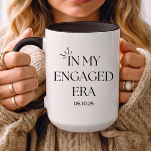 婚約時代のマグカップ - 花嫁への婚約ギフト - 婚約者用コーヒーカップ - ウェディングプランニングマグ - 未来の奥様へのギフト
