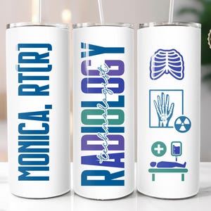 Personalized Radiology Tech 20oz Tumbler: X-Ray Student Gift