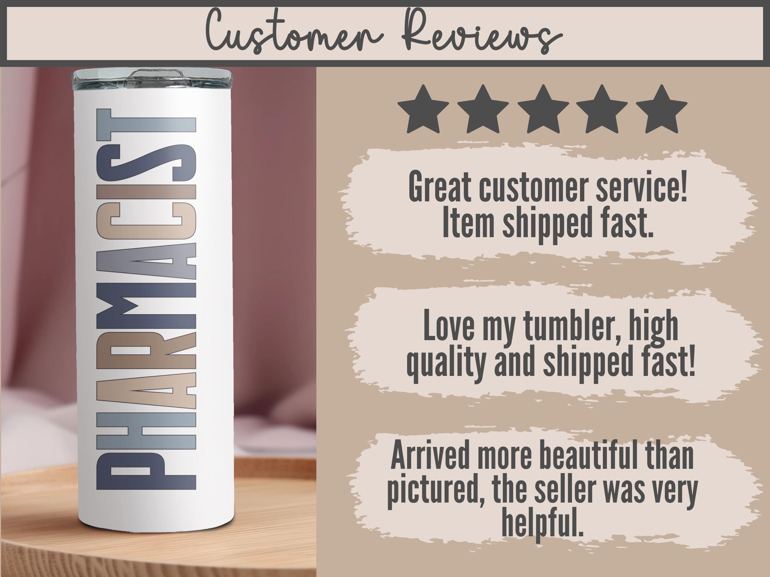 Pharmacist Personalized Tumbler | Doctor of Pharmacy Gift | Tumbler for RPh Graduate | Pharmacy School Student Gift | 20oz Pharmacy Cup|