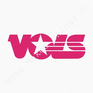 Retro Machine Embroidery Design
