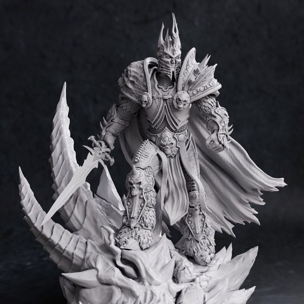 Figurine à Peindre Arthas World Of Warcraft