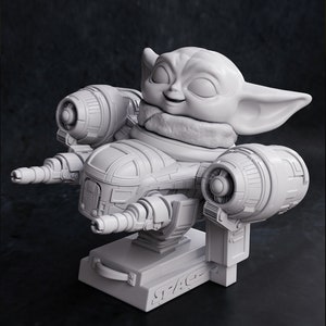 Grogu The Mandalorian Paintable Figure
