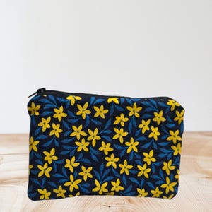 Handmade Botanical Print Pouch