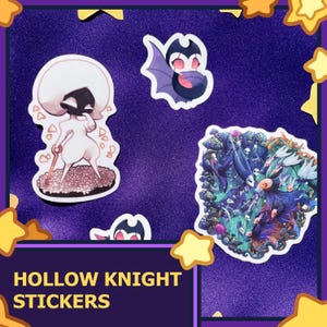 READ LAST IMAGE Hollow Knight Die Cut Vinyl Stickers
