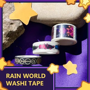 LESE LETZTES BILD Rain World Washi Tape 5 m