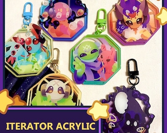 Rain World Iterator Acrylic Keychains