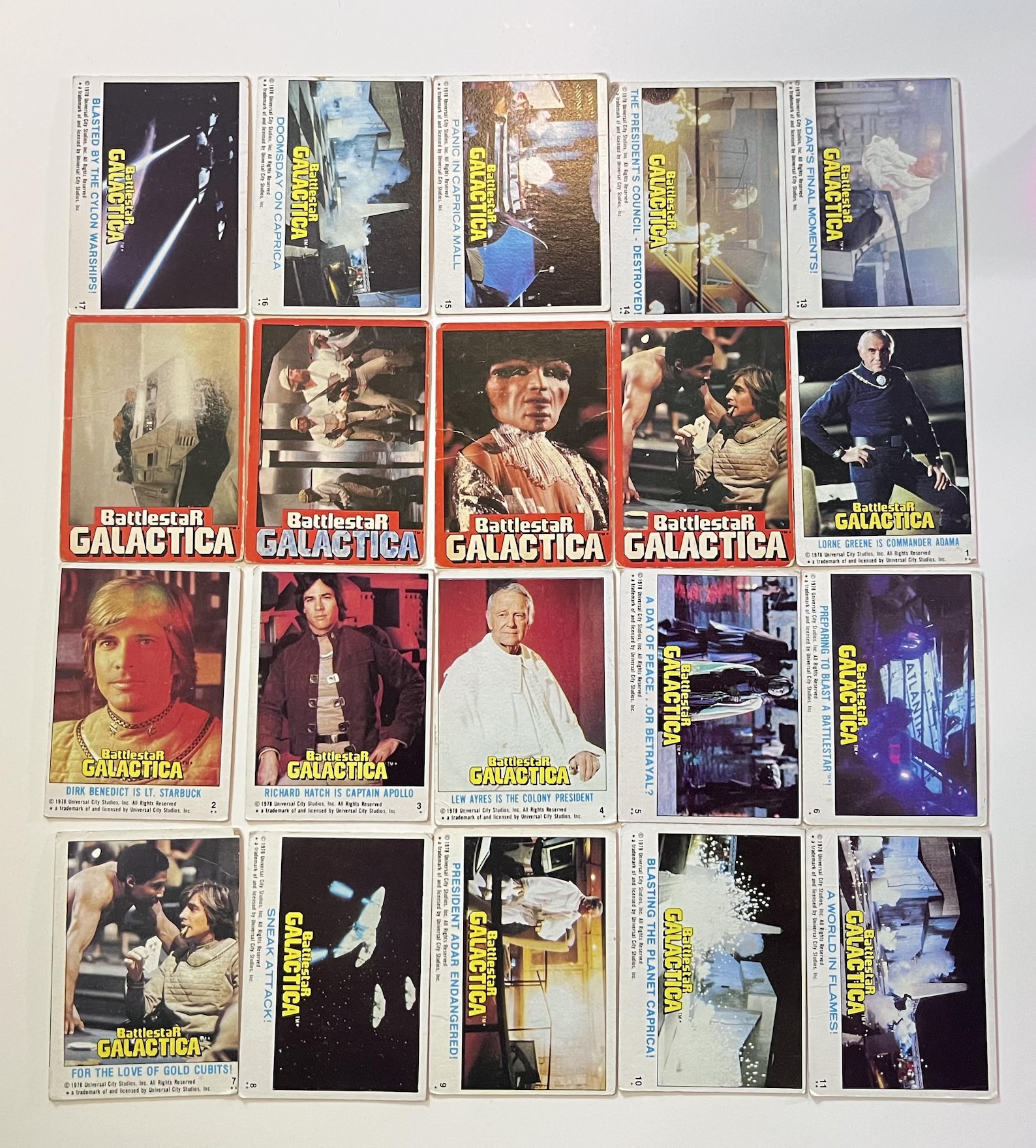1978 Battlestar Galactica Trading Cards - Etsy
