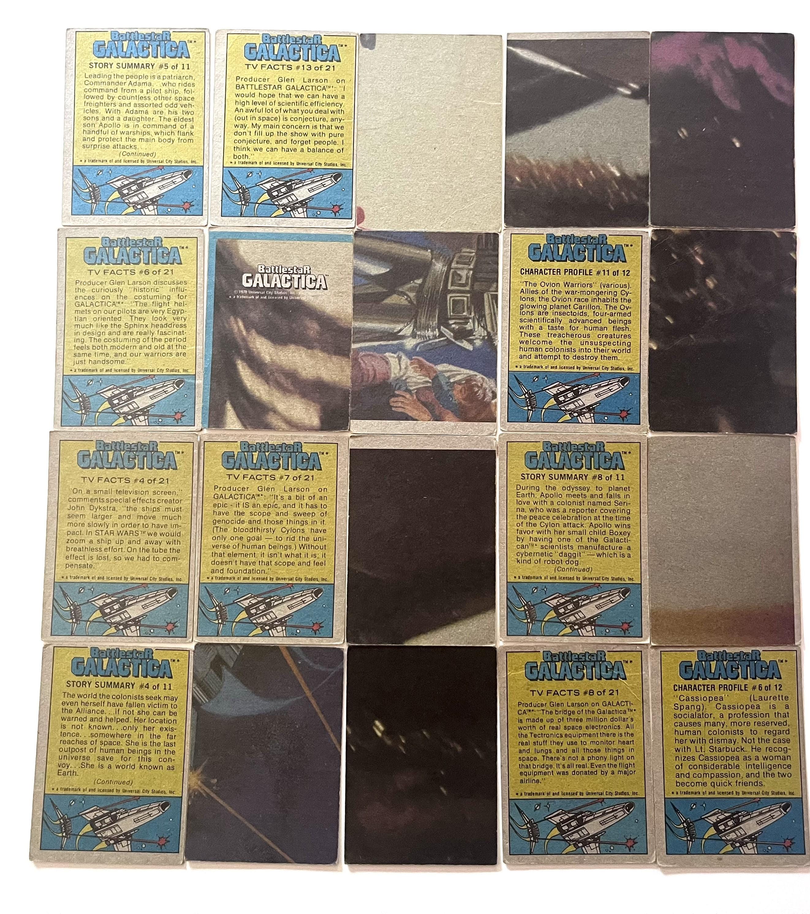1978 Battlestar Galactica Trading Cards - Etsy Israel